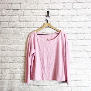 Anthropologie Daily Practice Pink Pullover Sweater